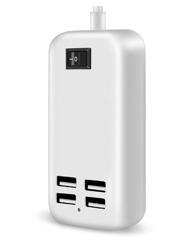 USB Charger 4 Ports Mobile Phone Adapter 15W 3A Plug