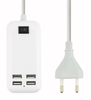 USB Charger 4 Ports Mobile Phone Adapter 15W 3A Plug